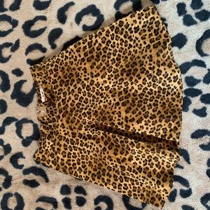 Leopard Print Skirt